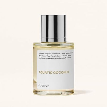 Aquatic Coconut Eau de Parfum - Inspired by Beach Walk - Long-Lasting Vegan Fragrance 50ml Avelisse