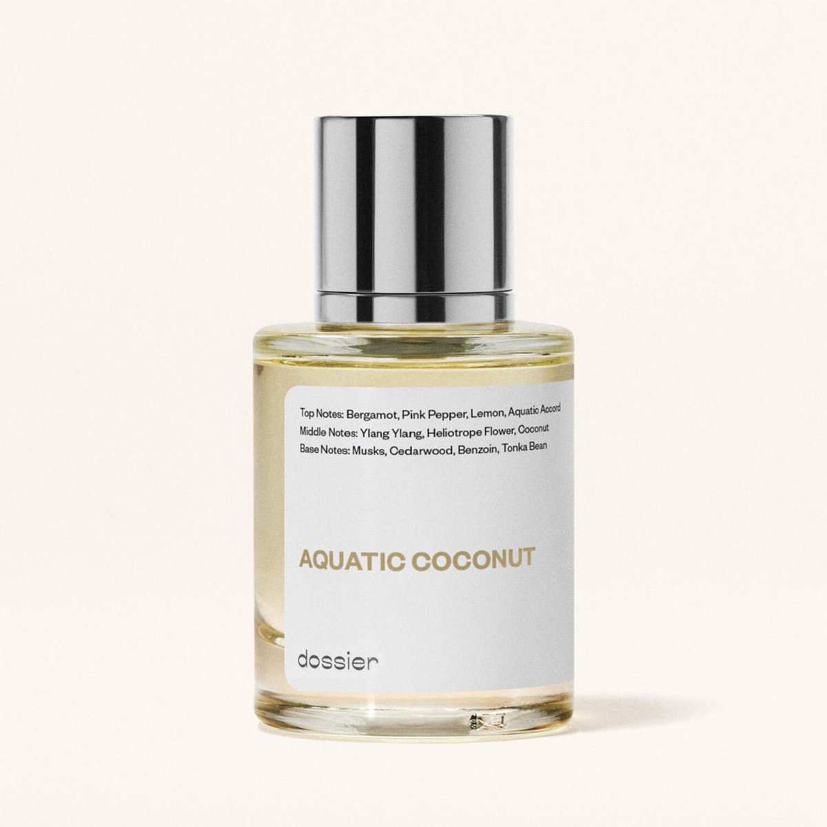 Aquatic Coconut Eau de Parfum - Inspired by Beach Walk - Long-Lasting Vegan Fragrance 50ml Avelisse
