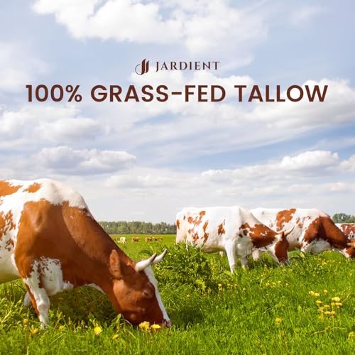 Jardient Beef Tallow Honey Balm for Skin: 100% Grass-Fed Beef Tallow Moisturizer for Face and Body - Organic Moisturizer Cream with Olive Oil & Manuka Honey for Eczema and Dry Skin (2 oz) Avelisse