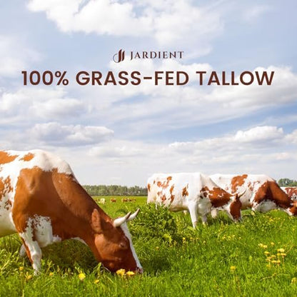 Jardient Beef Tallow Honey Balm for Skin: 100% Grass-Fed Beef Tallow Moisturizer for Face and Body - Organic Moisturizer Cream with Olive Oil & Manuka Honey for Eczema and Dry Skin (2 oz) Avelisse