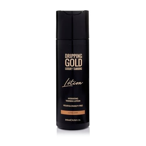 Dripping Gold Dark Ultra Luxury Lotion – Hydrating Self-Tanner for Deep, Flawless Tan - görsel 2