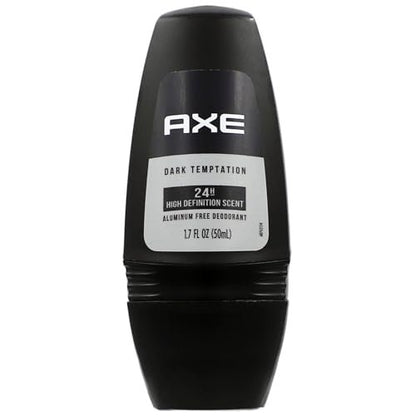 Axe Dark Temptation Roll-on Deodorant, Black, 1.7 Fl Oz (Pack of 4) - Long-Lasting Protection