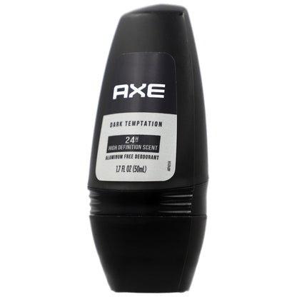 Axe Dark Temptation Roll-on Deodorant, Black, 1.7 Fl Oz (Pack of 4) - Long-Lasting Protection