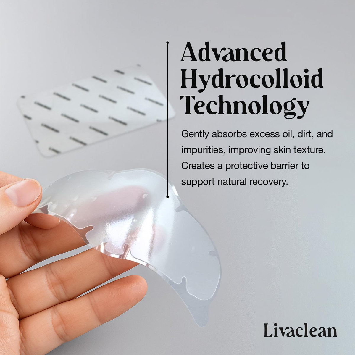 LivaClean 20 CT Nose Pore Strips – Hydrocolloid Nose Pimple Patch & Pore Cleansing Strips for Blackheads, Oil & Clogged Pores – Acne Treatment for Face & Skin Care - görsel 13