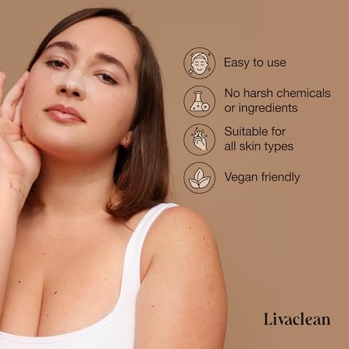LivaClean 20 CT Nose Pore Strips – Hydrocolloid Nose Pimple Patch & Pore Cleansing Strips for Blackheads, Oil & Clogged Pores – Acne Treatment for Face & Skin Care - görsel 10