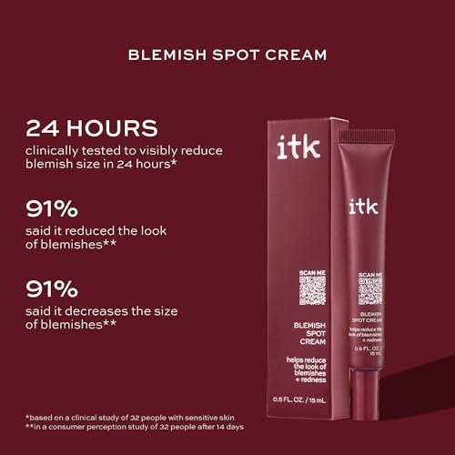 ITK Skincare Salicylic Acid Acne Spot Treatment - Fast Active Acne Relief for Face, Back & Body with Tea Tree Oil - 0.5oz - görsel 4