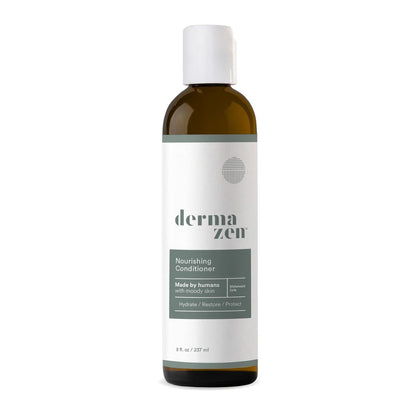 Dermazen Nourishing Conditioner for Dry, Flaky Scalp – Steroid-Free & Malassezia-Safe – Hydrates, Smooths & Reduces Visible Flaking – MCT & Rosemary – 8 fl oz Avelisse