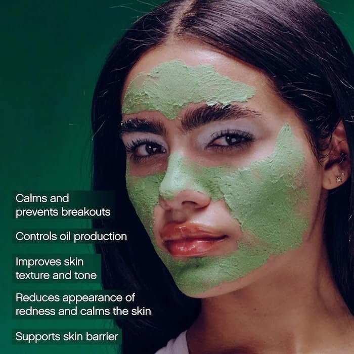 Topicals Clearly Breakout Clarifying + Calming Mask for Acne-Prone Skin | Reduces Breakouts & Redness | Clinical-Strength Dual-Acid Formula with Hypochlorous Acid | Vegan, Cruelty-Free (2 oz) Avelisse