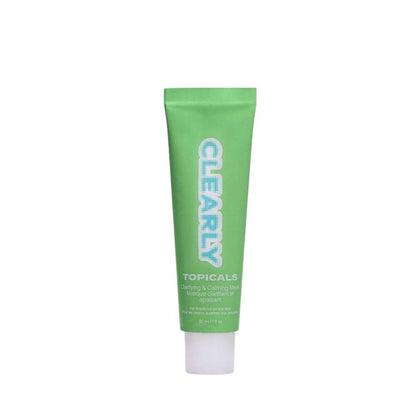 Topicals Clearly Breakout Clarifying + Calming Mask for Acne-Prone Skin | Reduces Breakouts & Redness | Clinical-Strength Dual-Acid Formula with Hypochlorous Acid | Vegan, Cruelty-Free (2 oz) Avelisse