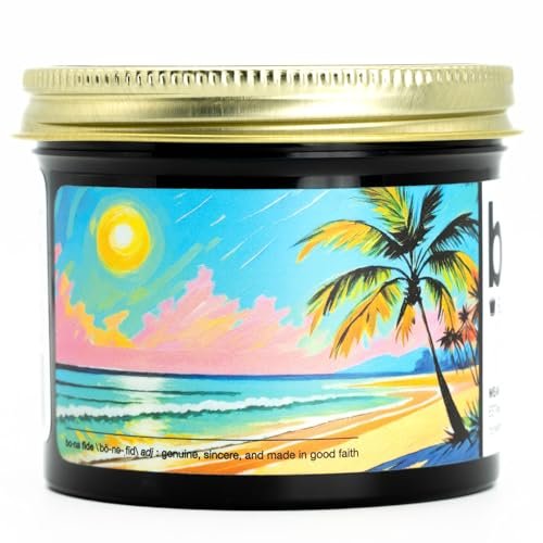Bona Fide Pomade Summer Edition - Extra-Strong Hold, High Shine, Water-Based, Pineapple Melon Scent, 4 oz Avelisse