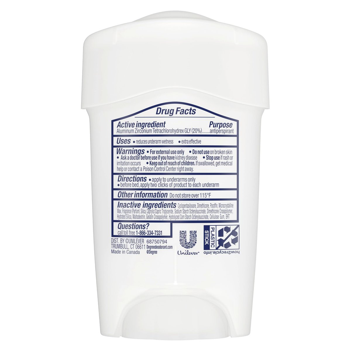Degree Clinical Protection Antiperspirant Deodorant for Women, 72-Hour Sweat & Odor Protection, Shower Clean, 1.7 oz (3-Pack) Avelisse