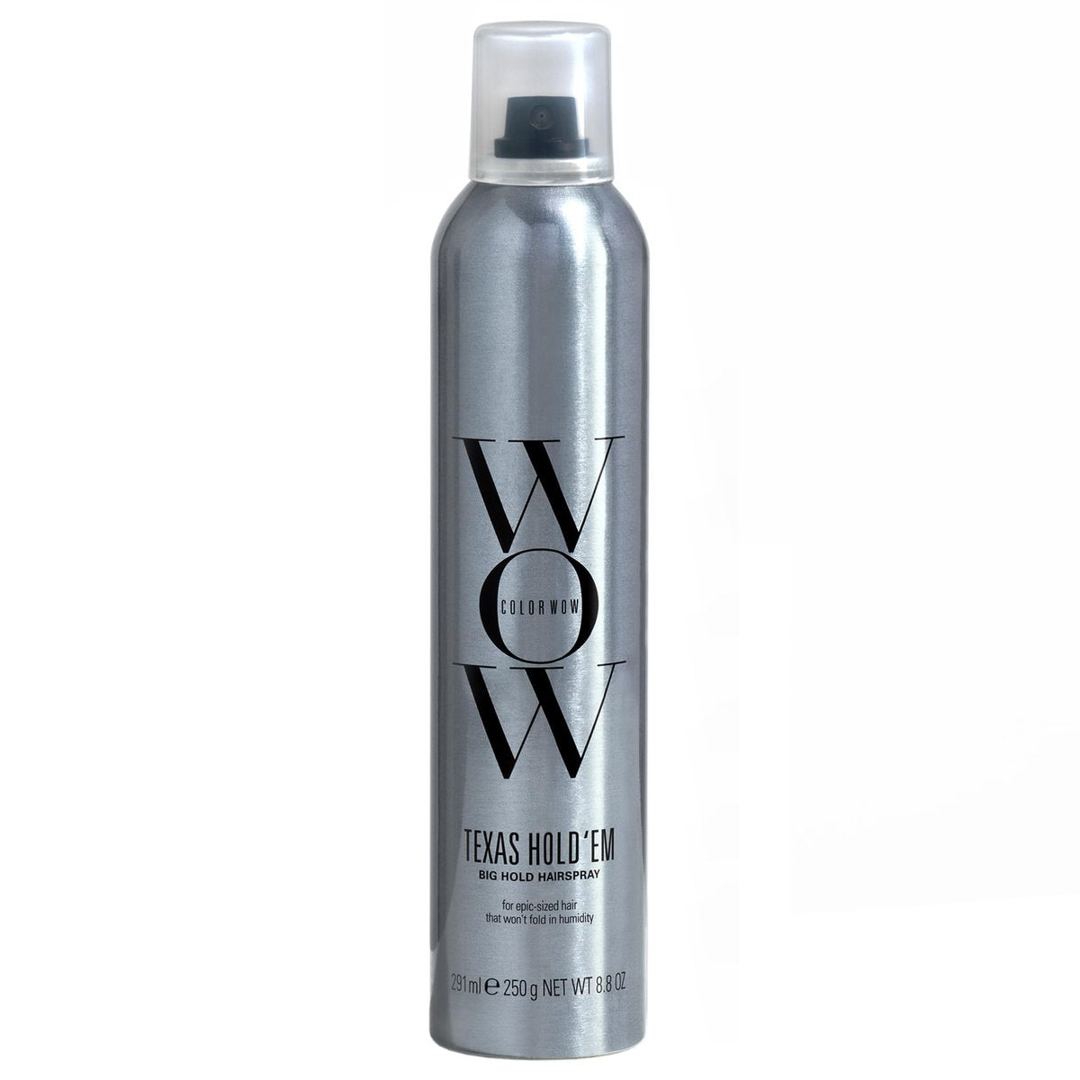 COLOR WOW Texas Hold 'Em Big Hold Hairspray - Extra Firm Hold, Heat & UV Protection, Anti-Humidity, No Crunch or Flake, Brushable Finish, 8.8 Fl Oz Avelisse