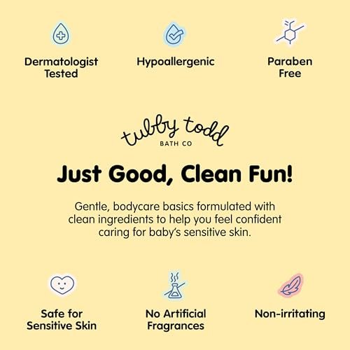 TUBBY TODD Hair Detangler Spray for Kids - Gentle Detangling Spray with Baobab & Coconut Oil - Moisturizing Kids Hair Detangler - 8.5oz, 2 Pack - Lemon Crème Avelisse