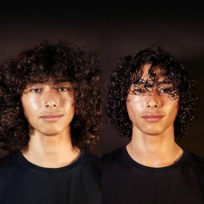 BASED Curl Cream for Men – Curl Defining Cream for Curly Hair, Medium Hold, Hydrates & Nourishes with Agave, Silk Protein & Castor Oil, No Harsh Chemicals, 8.5 oz Avelisse