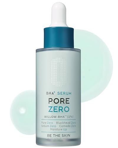 BE THE SKIN Pore Zero BHA Exfoliating Serum (30ml) - Natural Willow Bark BHA + AHA for Clogged Pores & Blackheads, Cica Soothing for Oily Sensitive Skin Avelisse