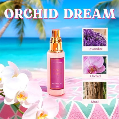 Azulfra Body Spray for Women - Travel Size Fragrance Gift Set, 3 Pack, Each 2 Fl Oz