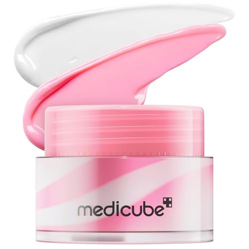 medicube PDRN Lip Sleeping Mask Glow Balm – Salmon PDRN, Collagen & Shea Butter for Softer, Hydrated Lips | Overnight & Daily Lip Care | Korean Skincare (0.35 oz) Avelisse