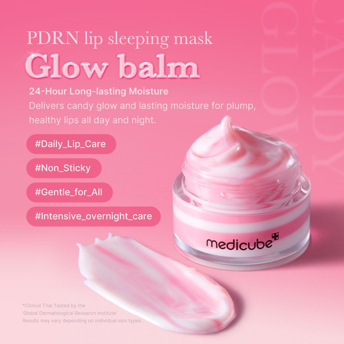medicube PDRN Lip Sleeping Mask Glow Balm – Salmon PDRN, Collagen & Shea Butter for Softer, Hydrated Lips | Overnight & Daily Lip Care | Korean Skincare (0.35 oz) Avelisse