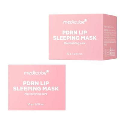 medicube PDRN Lip Sleeping Mask Glow Balm – Salmon PDRN, Collagen & Shea Butter for Softer, Hydrated Lips | Overnight & Daily Lip Care | Korean Skincare (0.35 oz) Avelisse