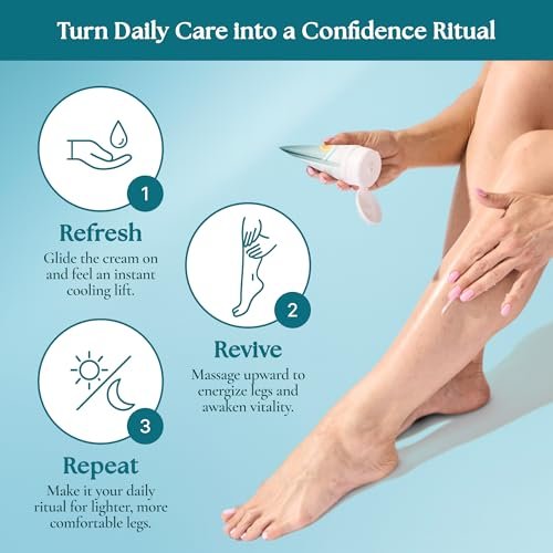 Nurturelief Micronized Diosmin Vein Contour Cream with Hesperidin - Cooling Comfort Formula, Doctor-Crafted Advanced Absorption, Daily Cosmetic Care for Lighter-Feeling Legs (4 oz) Avelisse