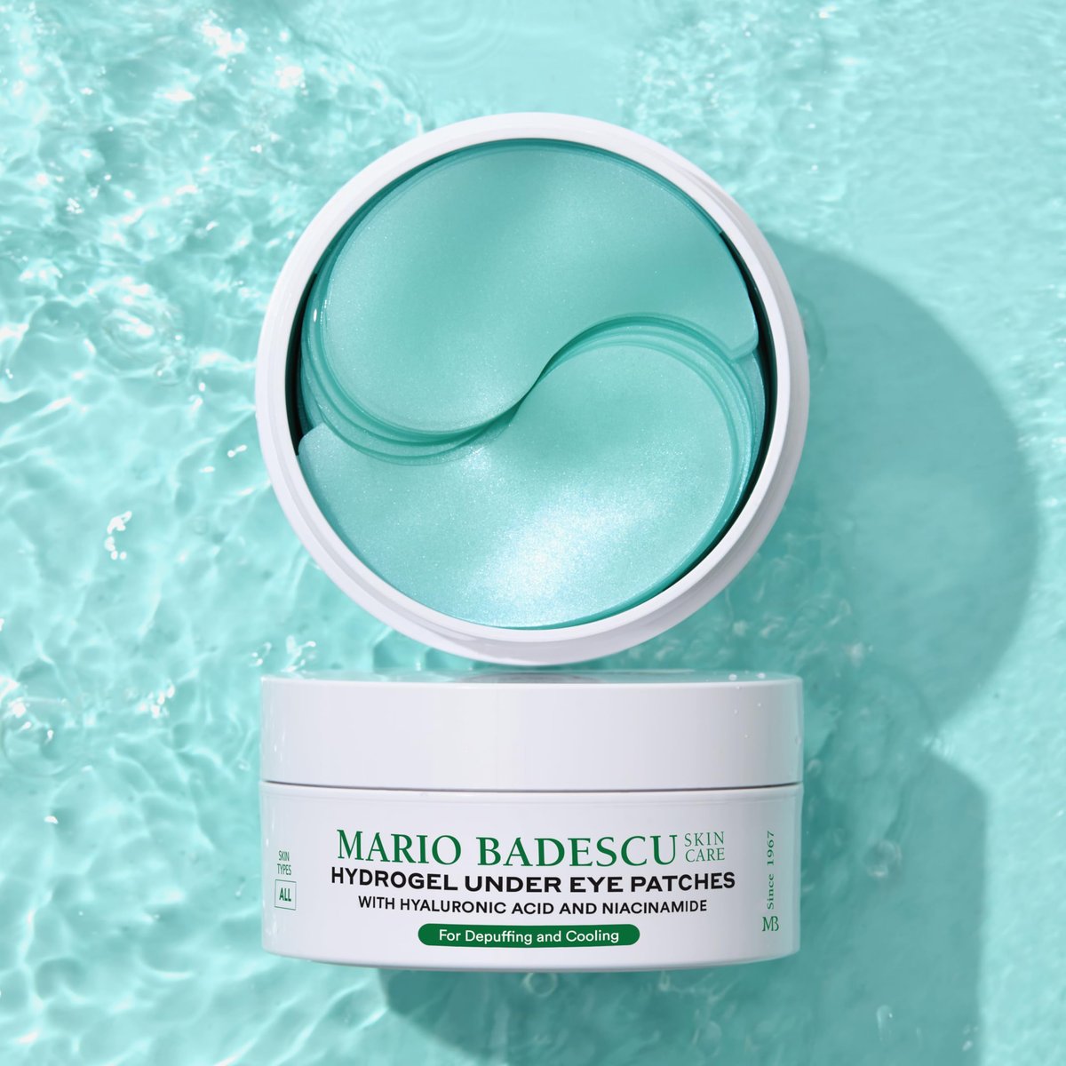 Mario Badescu Hydrogel Under Eye Patches – 30 Pairs Hydrating Eye Masks for Puffy Eyes, Dark Circles & Fine Lines with Hyaluronic Acid & Niacinamide Avelisse