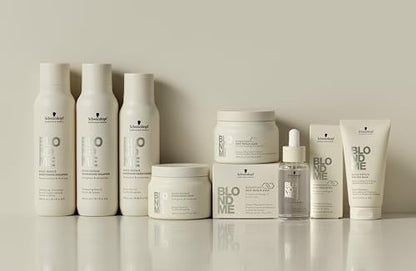 BlondMe Bondfinity Deep Repair Oil for Blonde, Lightened & Grey Hair - 1.6 Fl Oz - Reduces Frizz, Heat Protection, Prevents Breakage