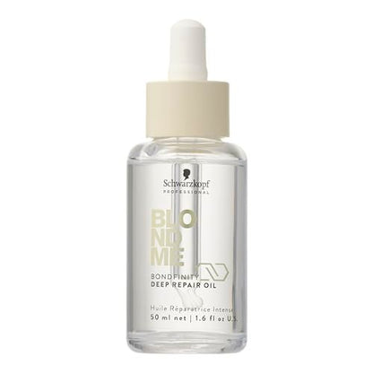 BlondMe Bondfinity Deep Repair Oil for Blonde, Lightened & Grey Hair - 1.6 Fl Oz - Reduces Frizz, Heat Protection, Prevents Breakage