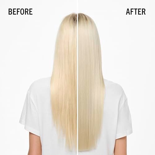 BlondMe Bond Repair Purple Conditioner for Blonde Hair - Neutralizes Yellow & Brassy Tones - Lightweight, Nourishing & Detangling - 8.45 Fl Oz Avelisse