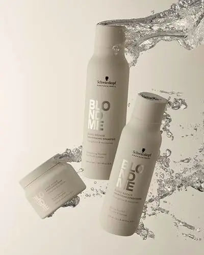 BlondMe Bond Repair Nourishing Mask for Blonde, Lightened & Grey Hair - Intensive Moisture & Softness, 6.7 Fl Oz Avelisse