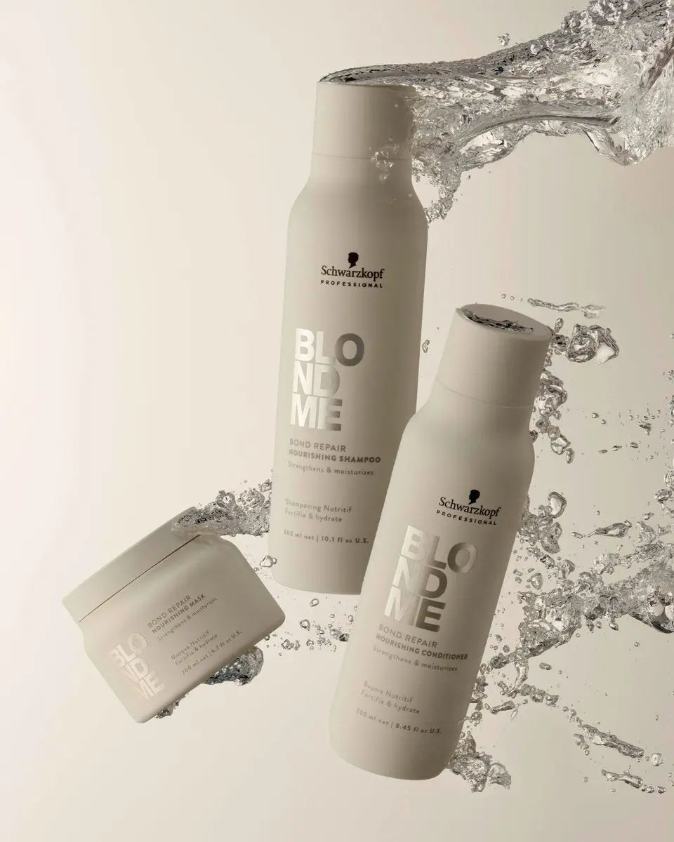 BlondMe Bond Repair Nourishing Mask for Blonde, Lightened & Grey Hair - Intensive Moisture & Softness, 6.7 Fl Oz Avelisse