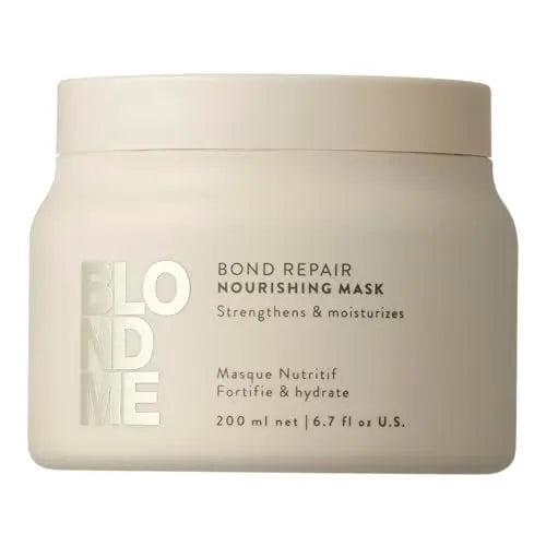 BlondMe Bond Repair Nourishing Mask for Blonde, Lightened & Grey Hair - Intensive Moisture & Softness, 6.7 Fl Oz Avelisse