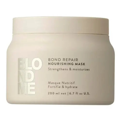 BlondMe Bond Repair Nourishing Mask for Blonde, Lightened & Grey Hair - Intensive Moisture & Softness, 6.7 Fl Oz Avelisse
