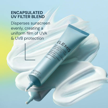 Elemis Pro-Collagen Skin Protection Fluid SPF 50 – Hydrating Face Sunscreen, Lightweight & Fast-Absorbing, 40ml Avelisse