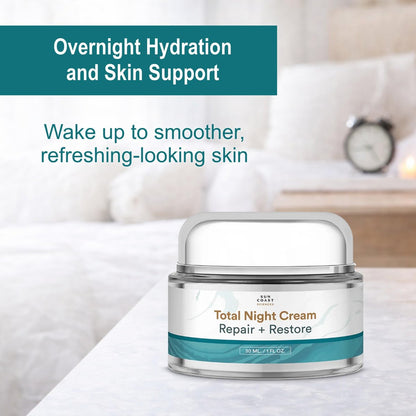 Total Night Cream with Vitamin C, Niacinamide & Peptides – Dr. Mark Rosenberg – 1 fl oz Avelisse