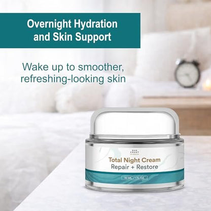 Total Night Cream with Vitamin C, Niacinamide & Peptides – Dr. Mark Rosenberg – 1 fl oz Avelisse