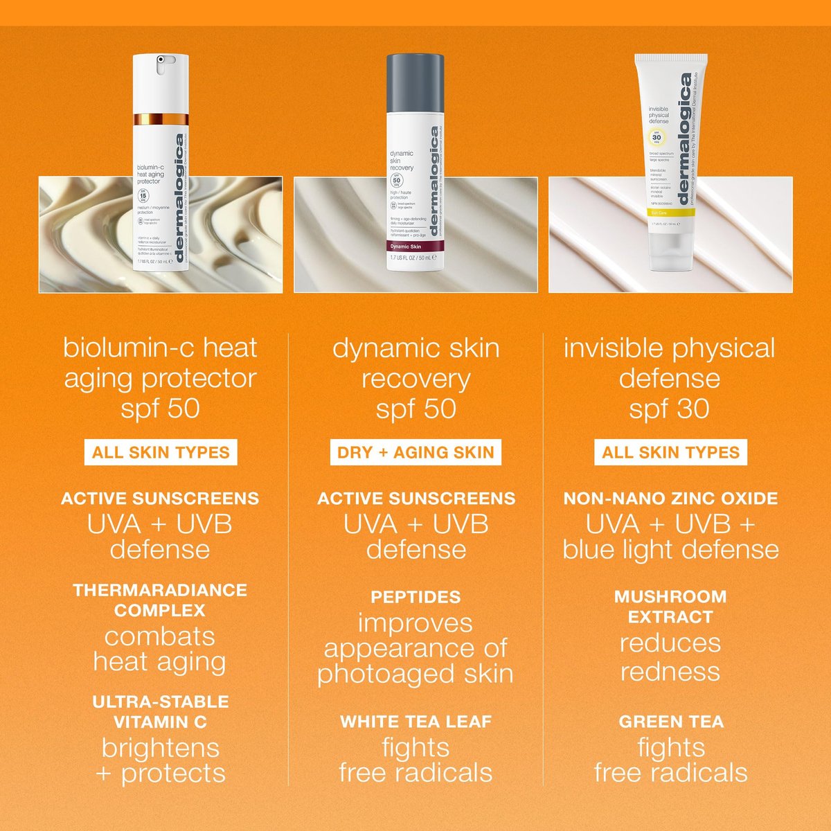 Dermalogica Biolumin-C Heat Aging Protector SPF 50 – Daily Face Moisturizer with Sunscreen, 1.7 fl oz Avelisse