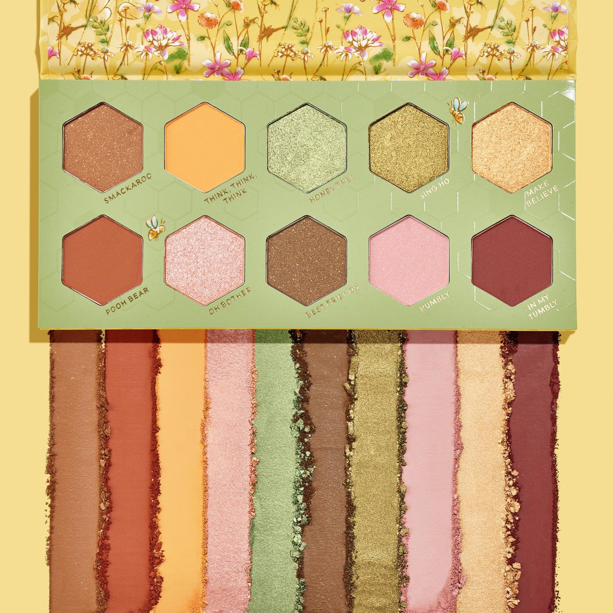 ColourPop x Winnie the Pooh Sweet As Can Bee Eyeshadow Palette - Honey Tone Eye Makeup Palette Avelisse