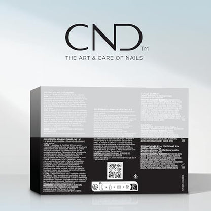 CND CARE.CONDITION.COAT Kit – Nail Strengthener, Cuticle Cream & Oil – 3-Piece Nail Treatment Set Avelisse