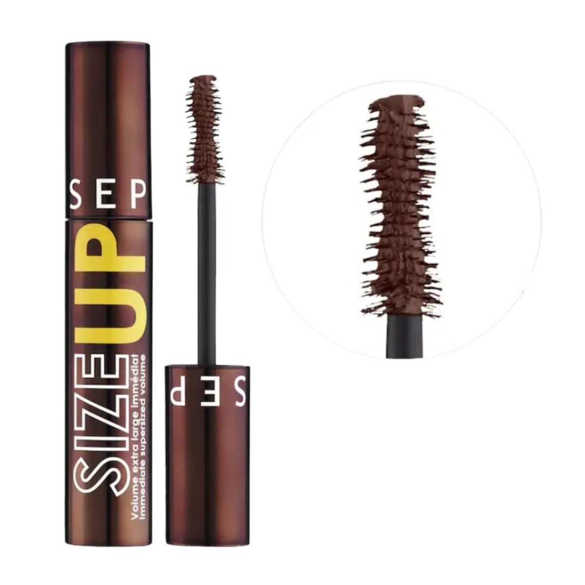 Sephora Favorites Size Up Volumizing Mascara - Brown - 12.5 mL / 0.42 fl oz - görsel 3