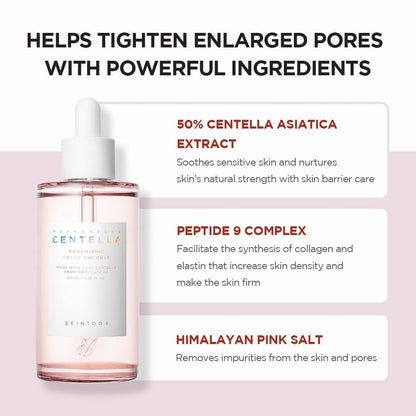 SKIN1004 Madagascar Centella Poremizing Fresh Ampoule 100ml & Poremizing Light Gel Cream 75ml Bundle Avelisse