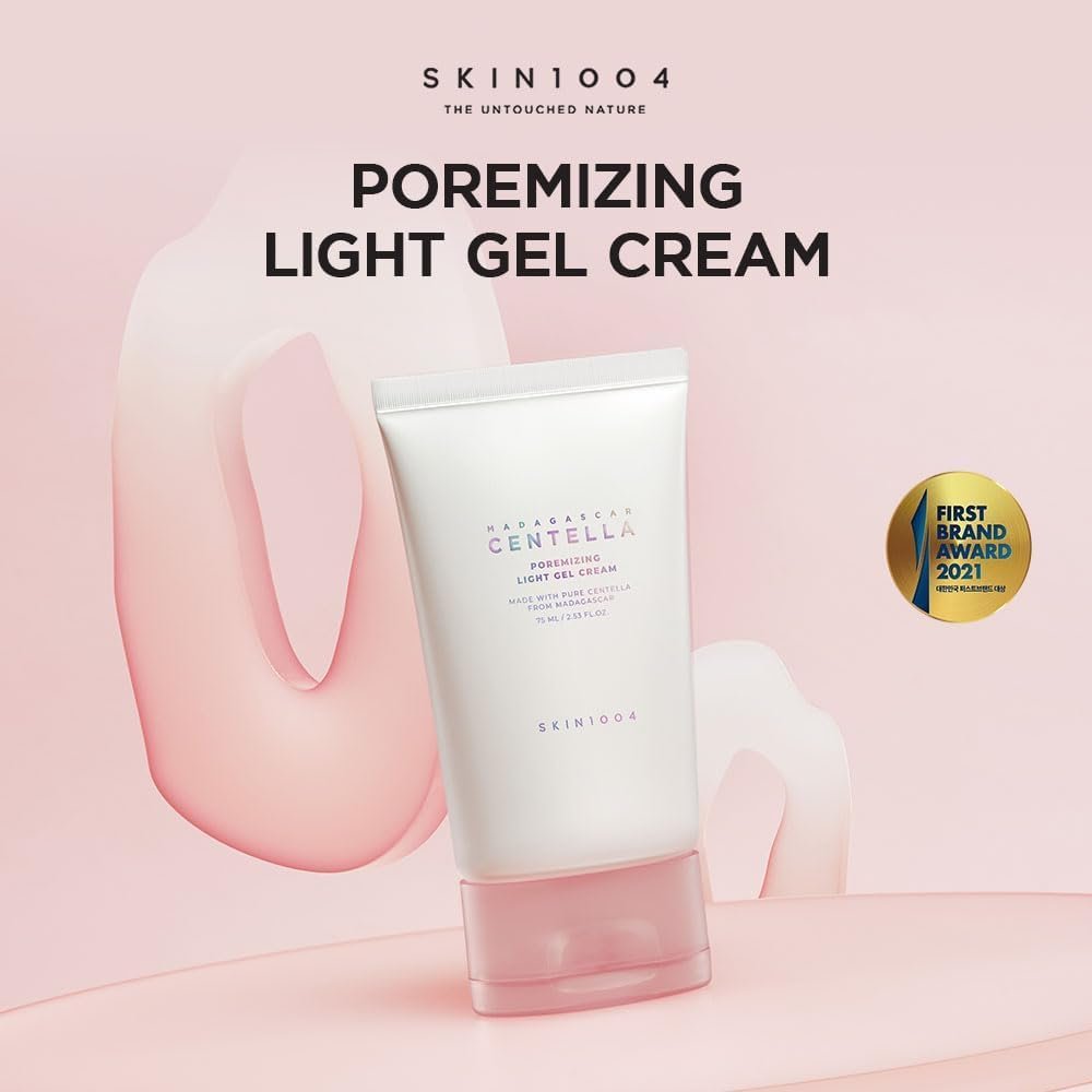 SKIN1004 Madagascar Centella Poremizing Fresh Ampoule 100ml & Poremizing Light Gel Cream 75ml Bundle Avelisse