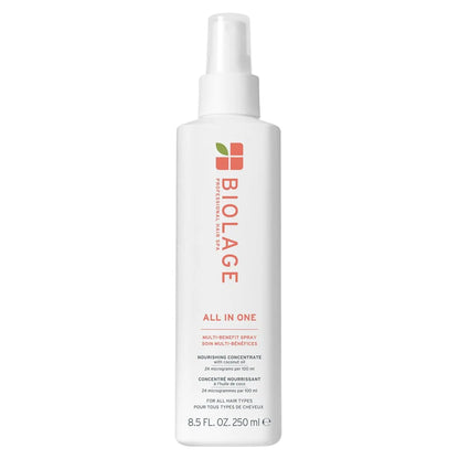 Biolage All-In-One Multi-Benefit Spray - Leave-In Treatment, Heat Protectant, Shine & Frizz Control, Coconut Oil, Vegan & Paraben-Free, 8.4 Fl Oz Avelisse