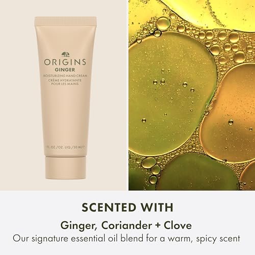 Origins Hand Cream Essentials Gift Set | Softens Dry Skin | Travel Hand Lotion with Plant-Derived Glycerin & Meadowfoam Seed Oil (4 x 1 Fl Oz) Avelisse