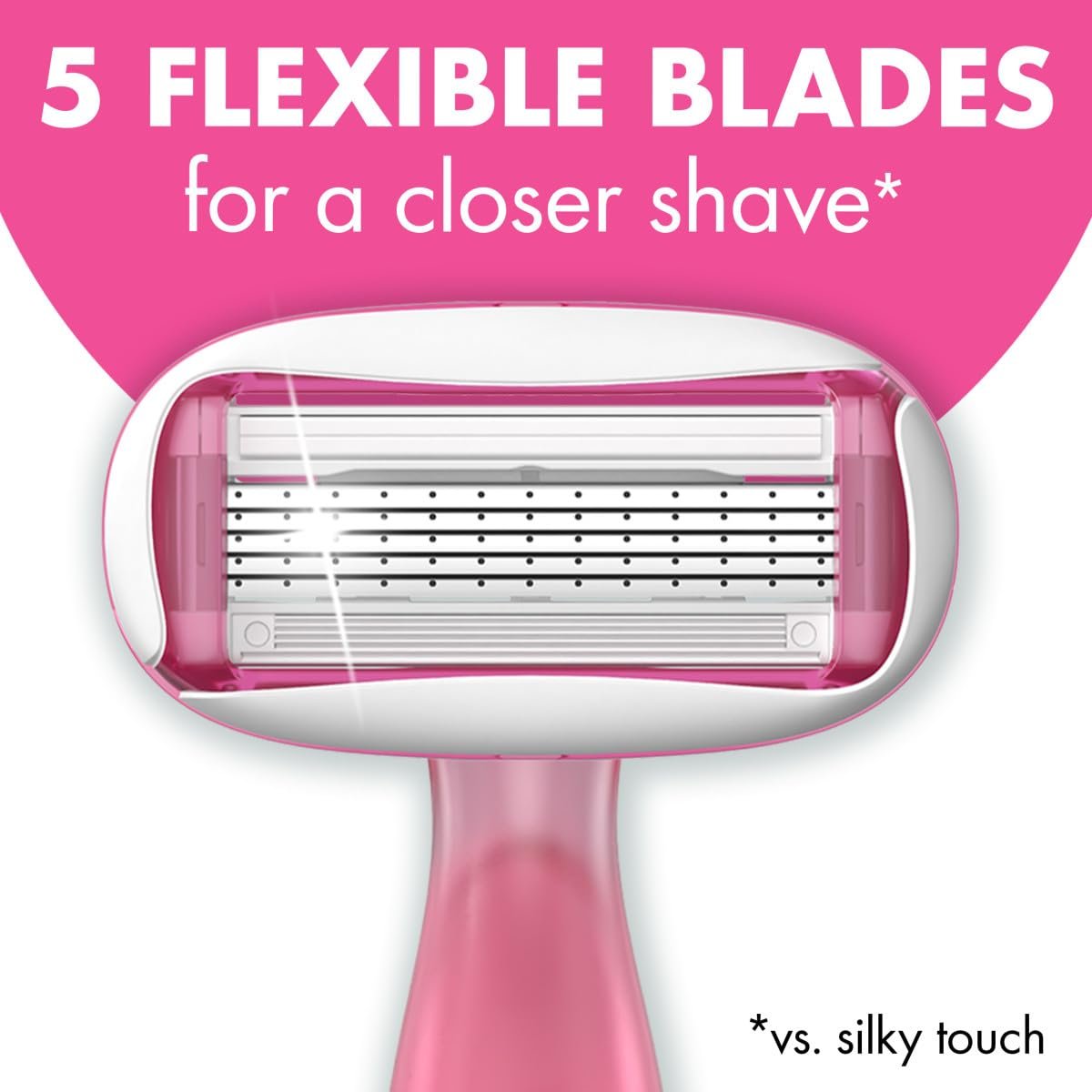 BIC Soleil 5 Escape Women's Disposable 5-Blade Razors, Vanilla & Berry Scented Handles, Comfort Shield, 2-Pack - görsel 9