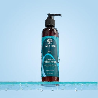 As I Am Bond Leave-In Conditioner for Damaged Hair - 8 oz - with Moringa, Amla & Ceramides