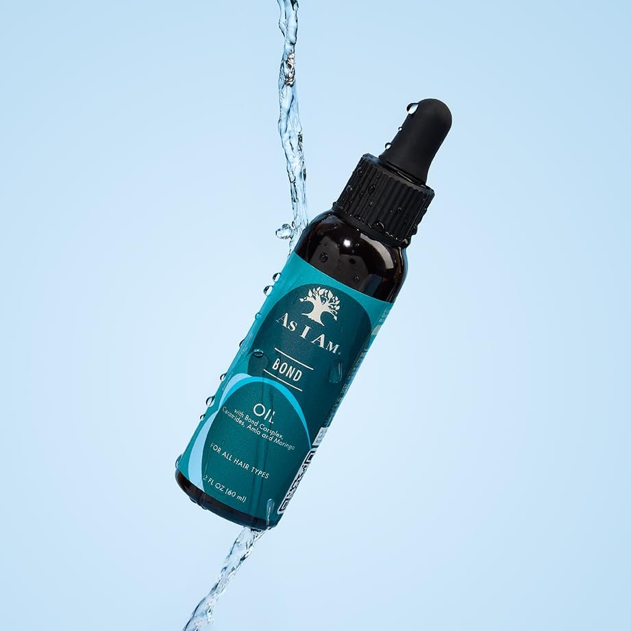 As I Am Bond Oil - 2 oz - Moringa, Amla & Ceramides Hair Repair Treatment for Damaged Hair - görsel 15