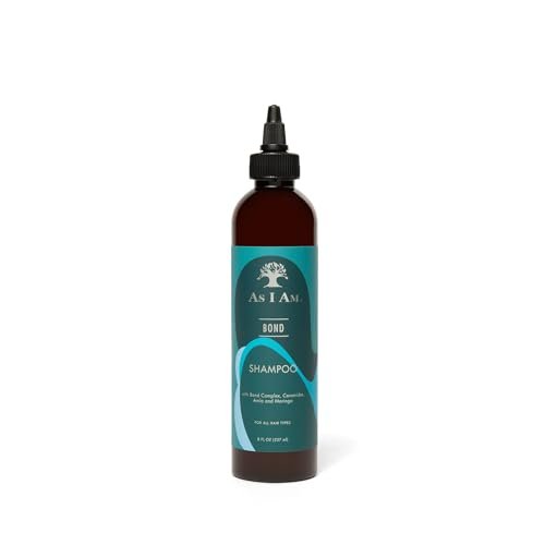 As I Am Bond Repair Shampoo - 8 oz - Moringa, Amla & Ceramides - Repair Damaged Hair - görsel 2