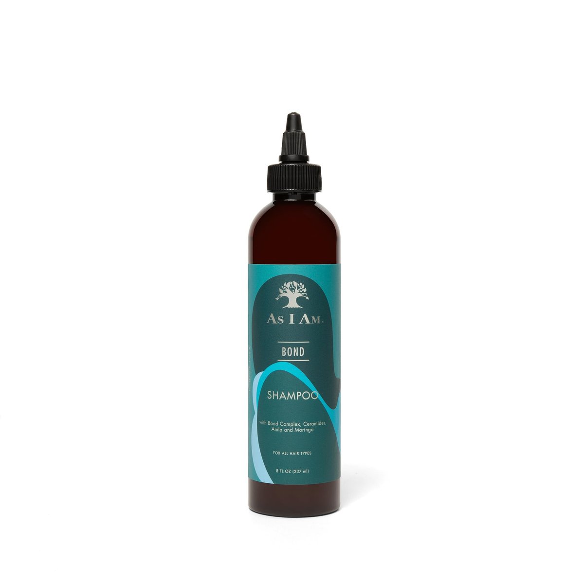 As I Am Bond Repair Shampoo - 8 oz - Moringa, Amla & Ceramides - Repair Damaged Hair - görsel 1