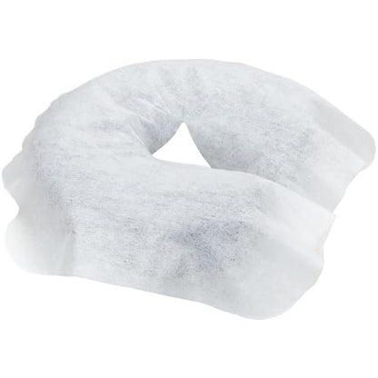 ForPro Massage Face Rest Covers - Ultra Soft Hypoallergenic Latex-Free Disposable Headrest Covers - 16.5" L x 13.75" W, White, 100 Count Avelisse
