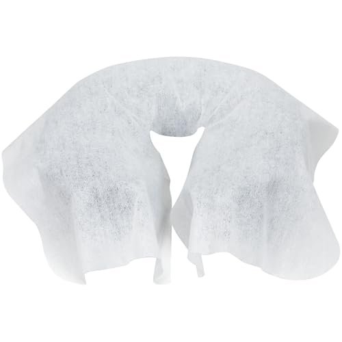ForPro Massage Face Rest Covers - Ultra Soft Hypoallergenic Latex-Free Disposable Headrest Covers - 16.5" L x 13.75" W, White, 100 Count Avelisse